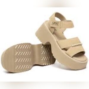 UGG Strap Slingback Chunky Platform Sandals